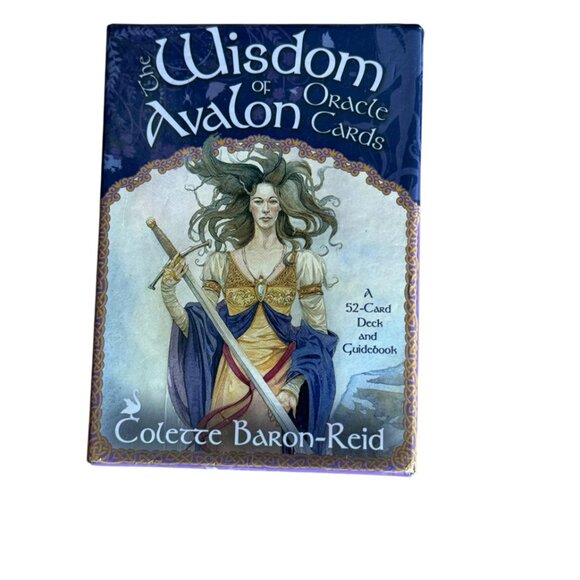 The Wisdom Of Avalon Oracle Cards Colette Baron-Reid 52-Card Deck Guidebook - Picture 2 of 6